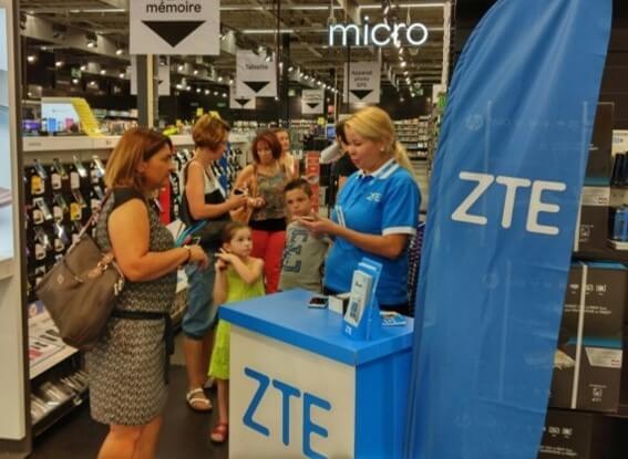 Force de vente externalisée ZTE - animation point de vente